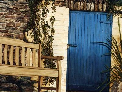 Blue Door by Sue Lassetter