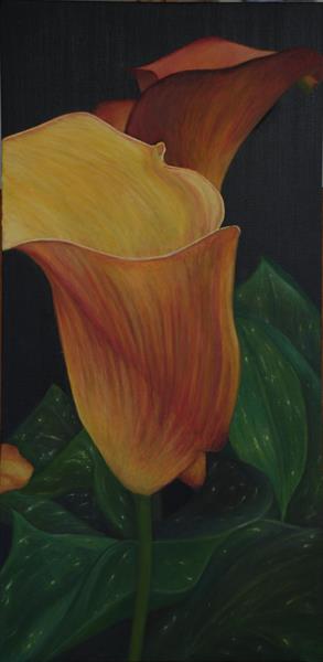 Golden Cala Lily II by Sue Lassetter
