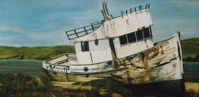 Point Reyes Boat by Sue Lassetter
